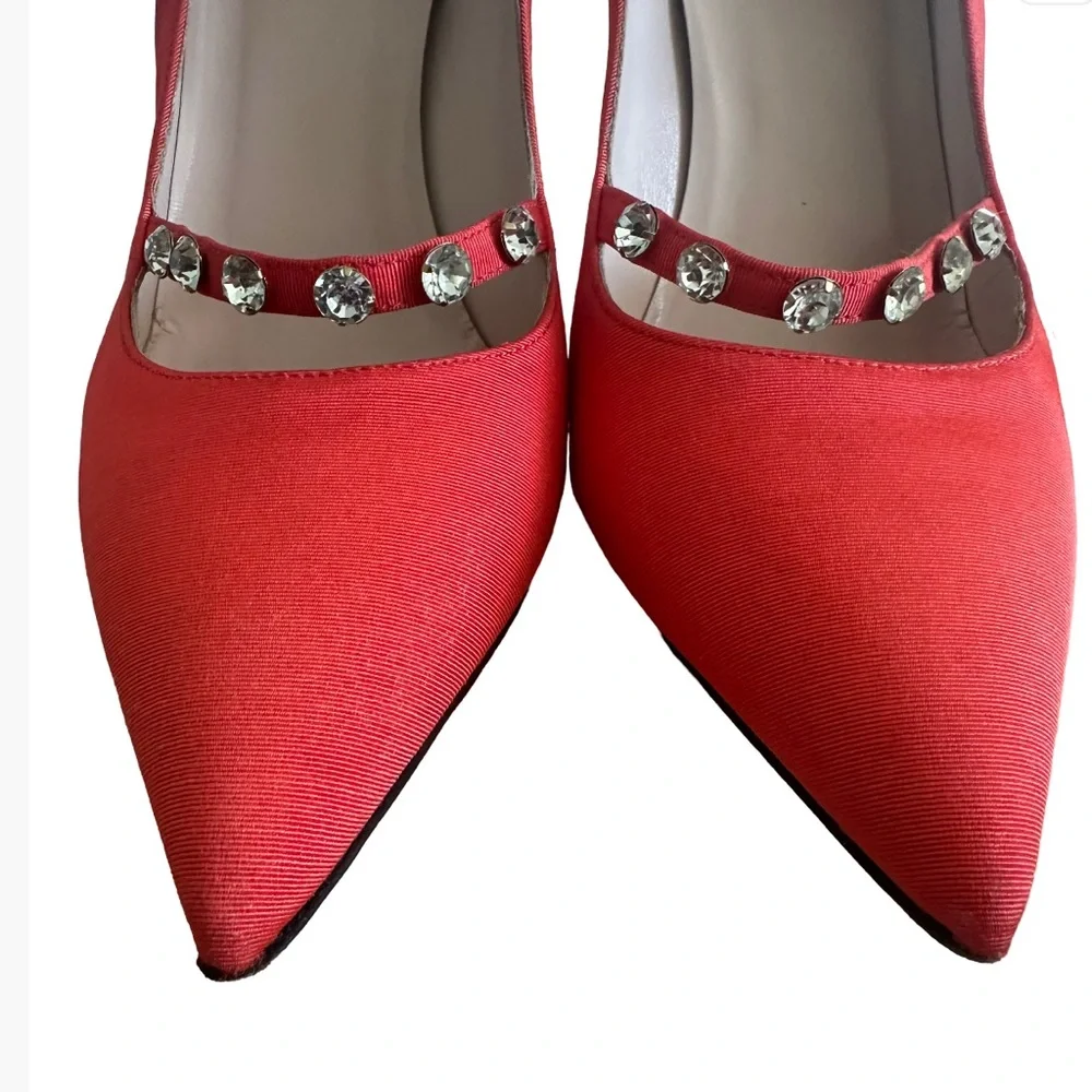 SJP coral 39/5 Pointed Toe Women's Shoes with Stones